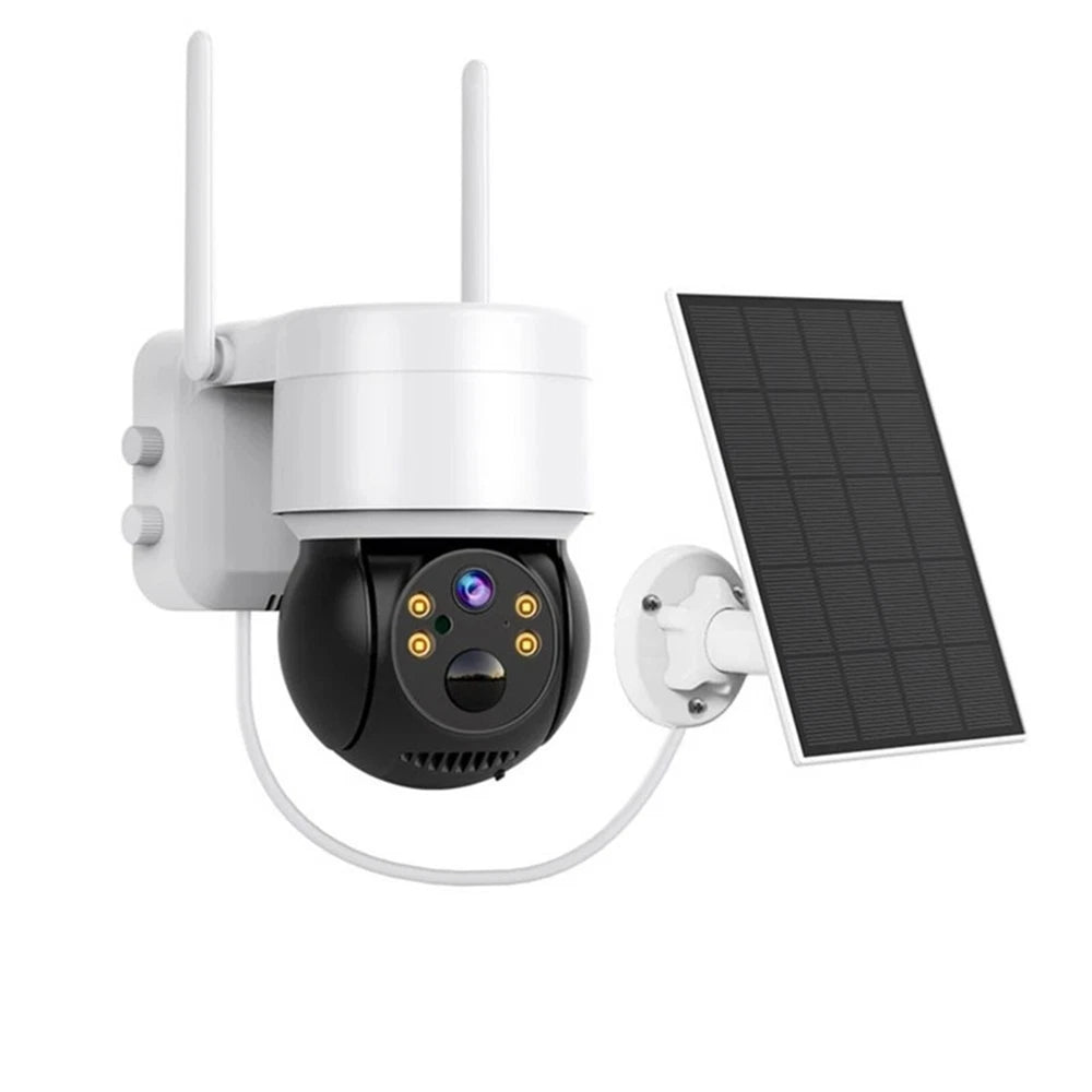 Solar Security IP Camera Battery Powered Outdoor Wireless WiFi CCTV PTZ Camera
