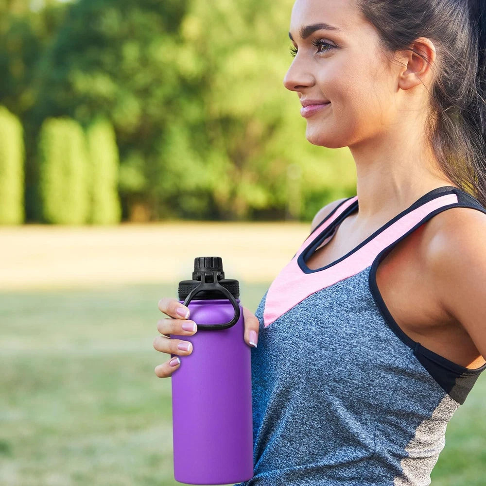 Vacuum Insulated Flask Stainless Steel Water Bottle  Leak-Proof & BPA-Free mug