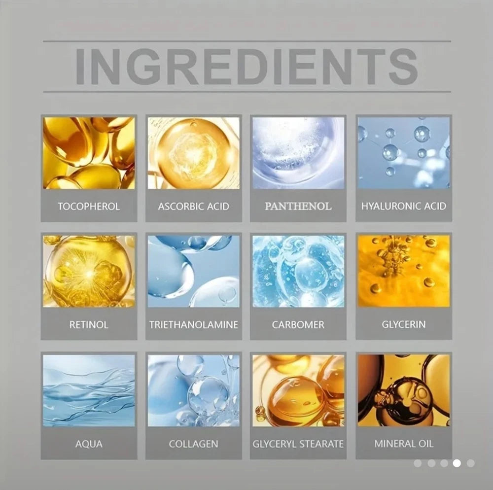 Retinol Collagen for Face with 5%Hyaluronic Acid, Face Cream With Collagen Cream