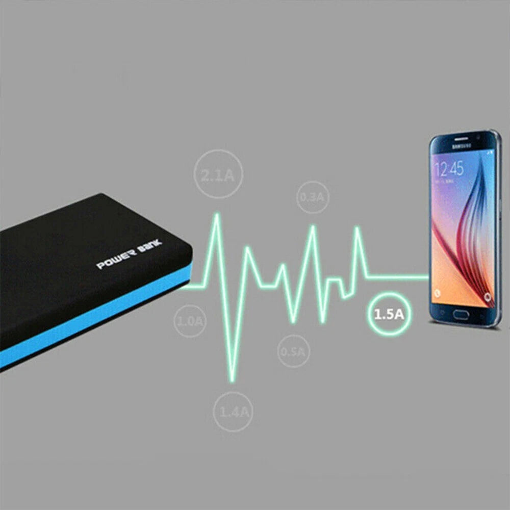 9000000mAh Power Bank Fast Charger Battery Pack Portable 4 USB for Mobile Phone.