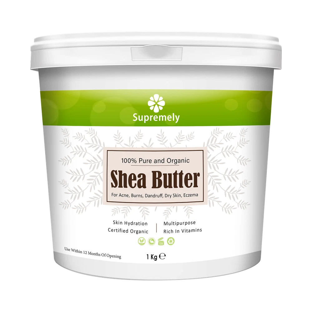 ORGANIC SHEA BUTTER, 100% Food Grade Organic Unrefined Raw & Pure 500g, 200g 1KG