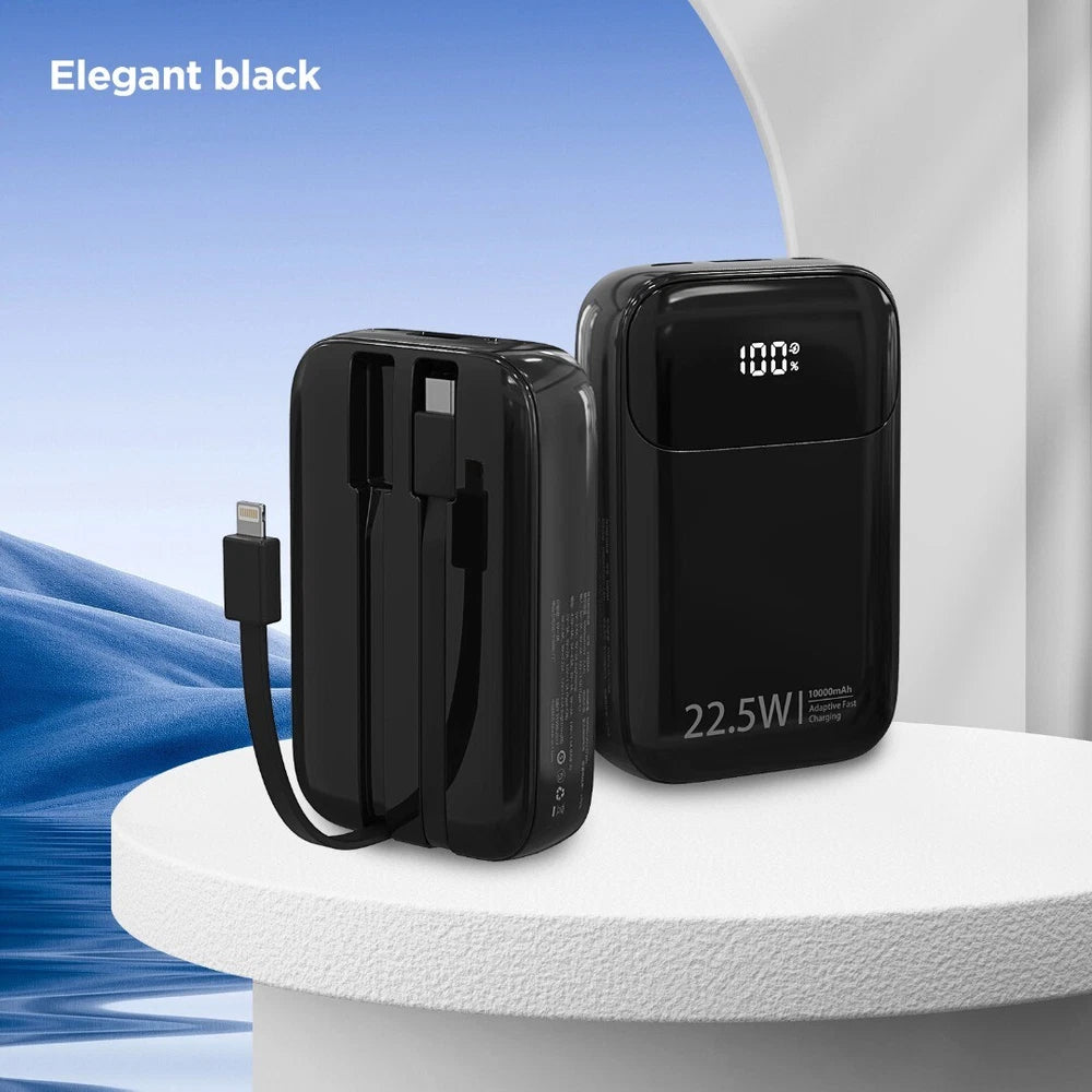 Fast Charging Portable Power Bank 22.5W 10000mAh USB-C For Apple iPhone Samsung