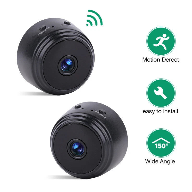 1080P Wireless WiFi CCTV Indoor & Outdoor MINI IP Camera CAM Home Security Kit