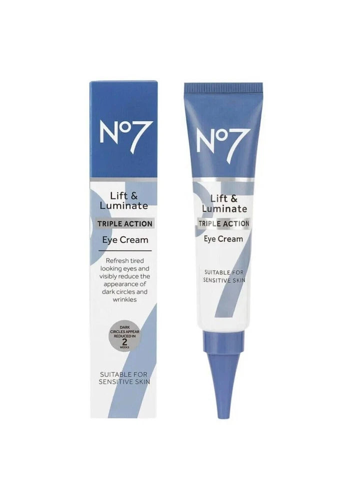 NEW No7 Lift & Luminate Triple Action Eye Cream - 15ml Brand New