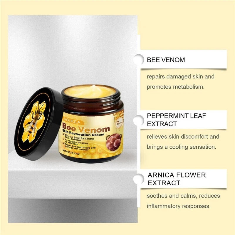 Bee venom skin treatment cream,  Bee Venom Skin Restoration Cream