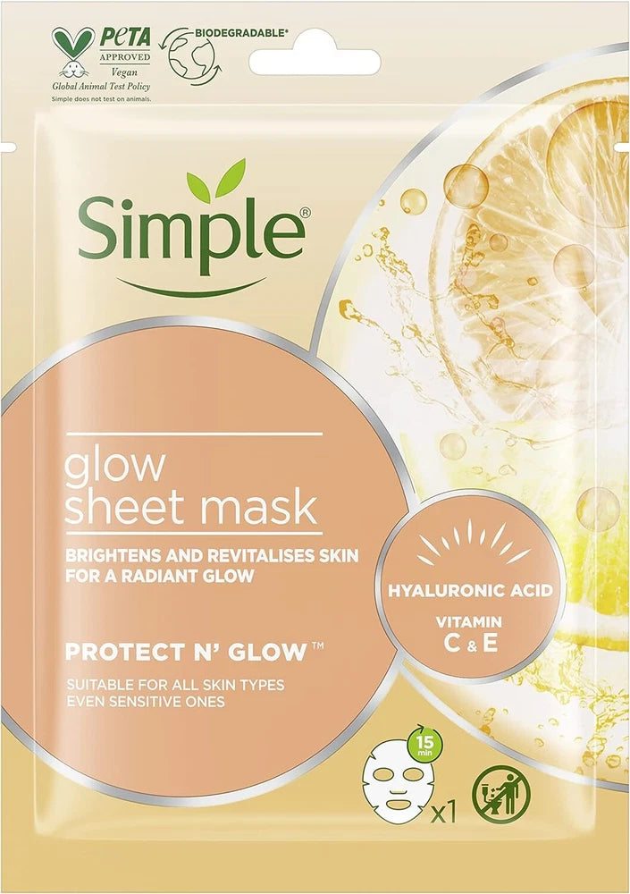 Simple Mask 1 x Hydrating 1 x Ultra Calming 1 x Glow Mask Bundle 3