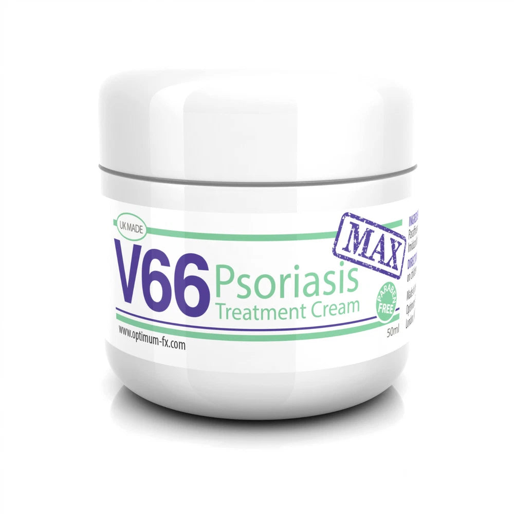 V66 MAX DOUBLE STRENGTH Psoriasis Salicylic Acid Skin Scalp Treatment Cream 50g