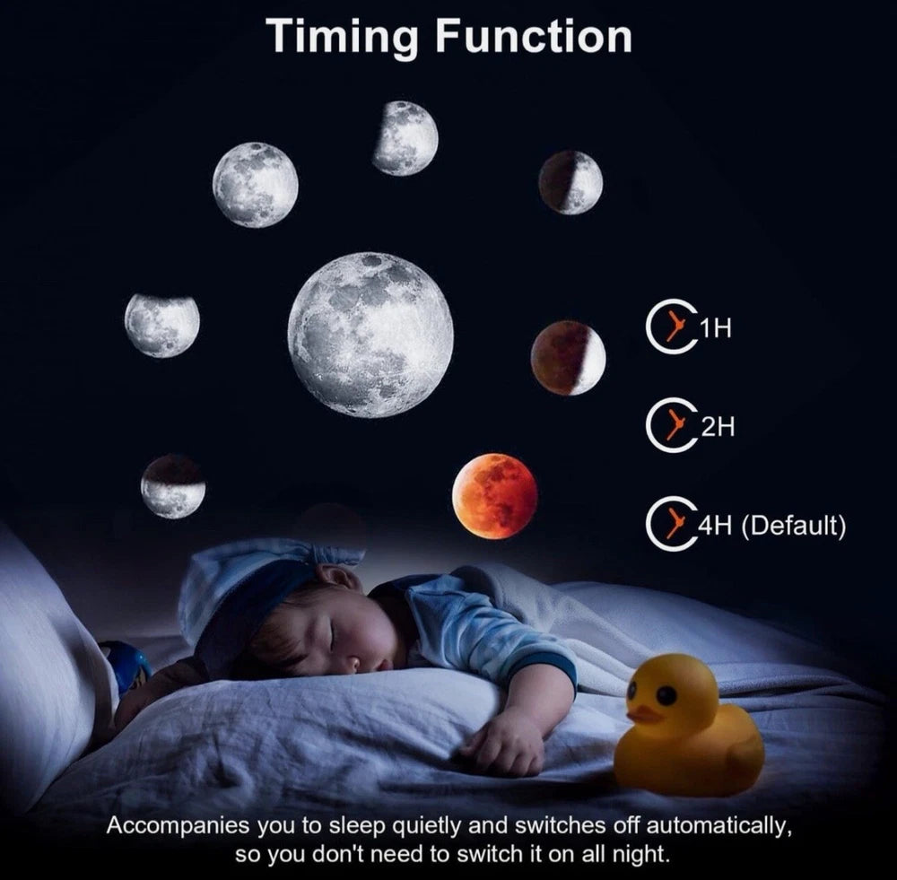 NEW PRO + MUSIC + REMOTE -4K HD Planetarium Galaxy Sky Projector LED Night Light