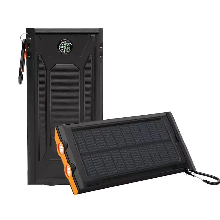 10000000mAh Solar Power Bank Pack Waterproof 2USB LED Battery Charger Phone UK