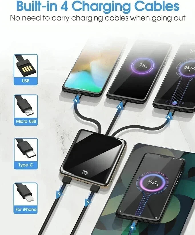 Power Bank 9000000mAh Fast Parger Pack USB External Battery For Mobile Phone