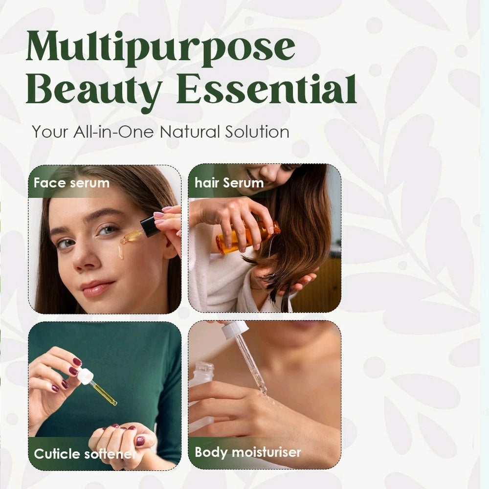 100% Pure Organic Argan Oil | Cold-Pressed Natural Treatment for Hair & skin