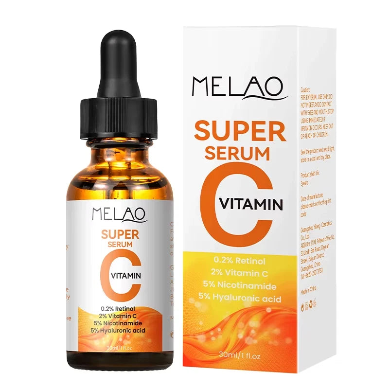 Melao Vitamin C Super Serum Retinol Hyaluronic Acid & Nicotinamide