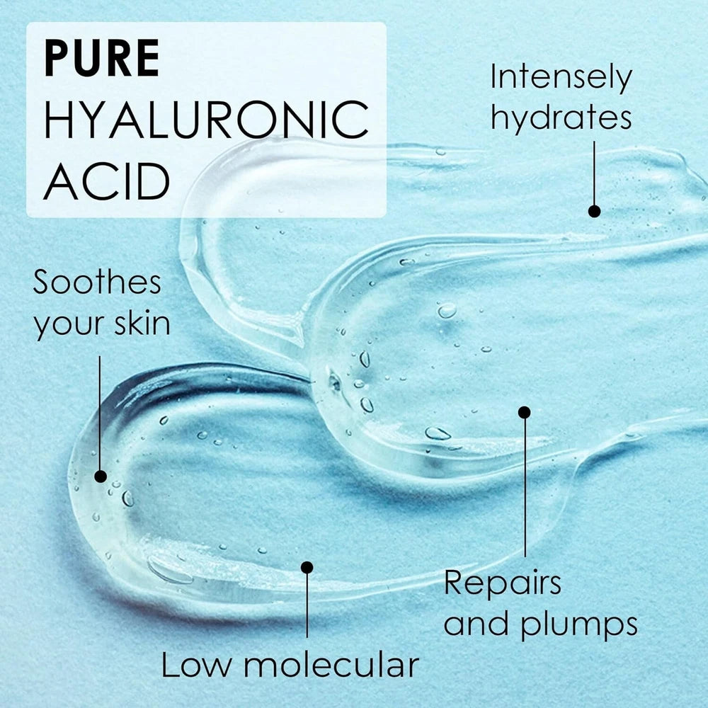 Hyaluronic Acid Serum for Face (2 Oz) - Serum for Skin and Lips Hydrating