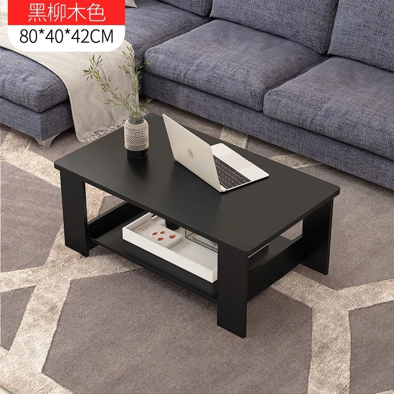 Modern Coffee Table Living Room Tea Side End Desk With Lower Shelf Storage UK