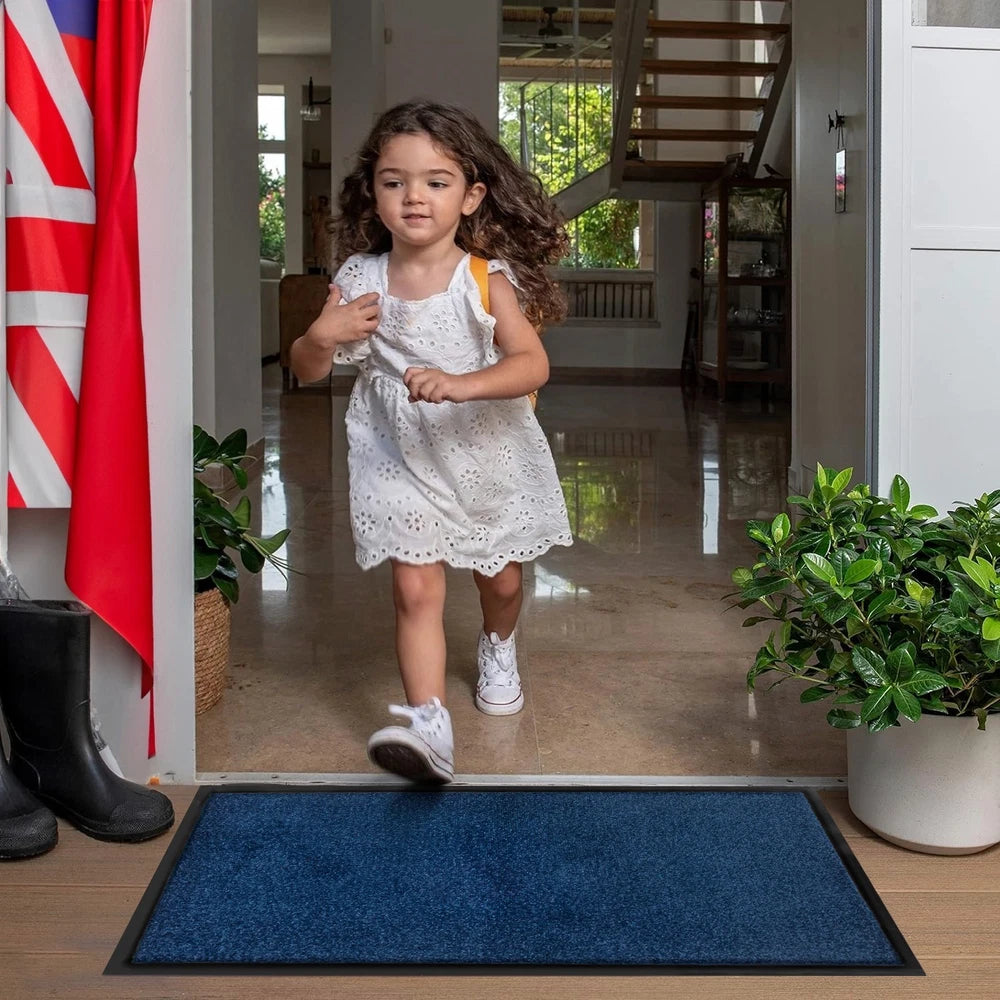 Door Mat Heavy Duty Barrier Rubber Entrance Non-Slip Floor Rugs Kitchen Runner