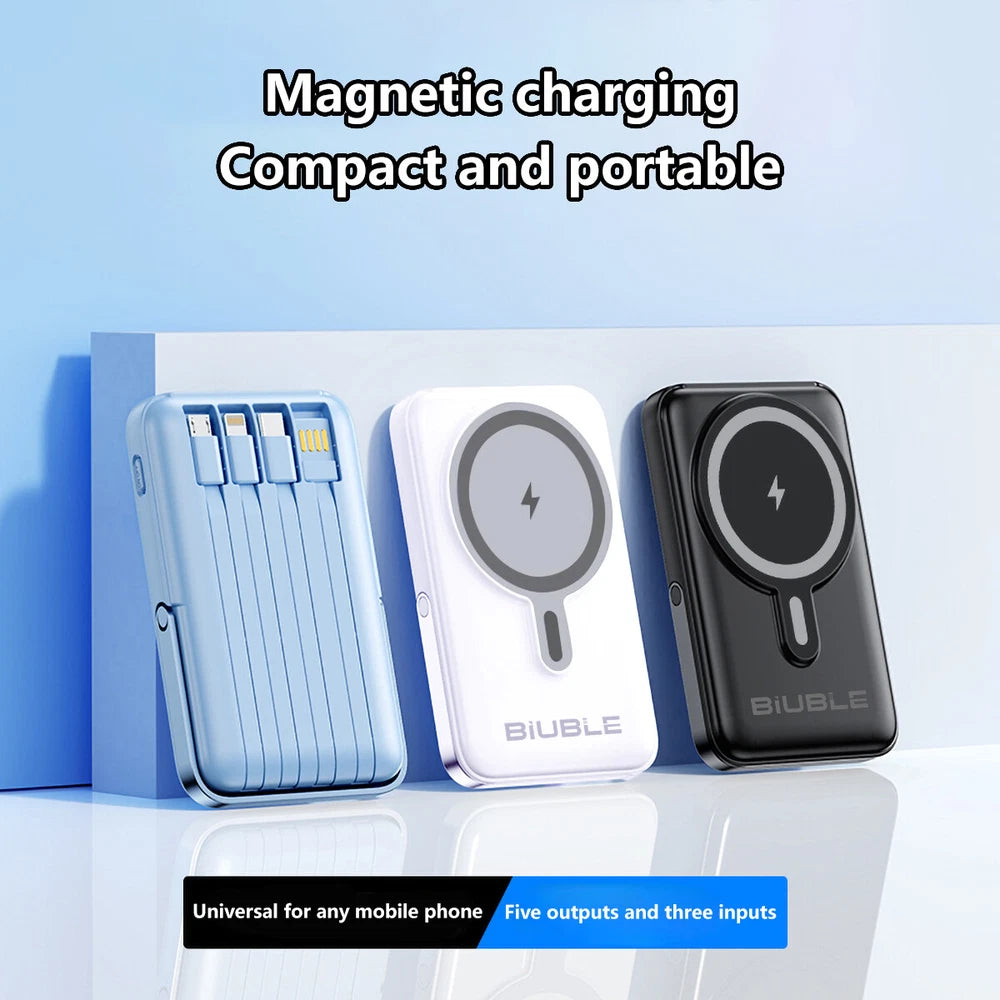 9000000mAh Power Bank Magsafe Magnetic USB Fast Charger Battery Pack  for Phone