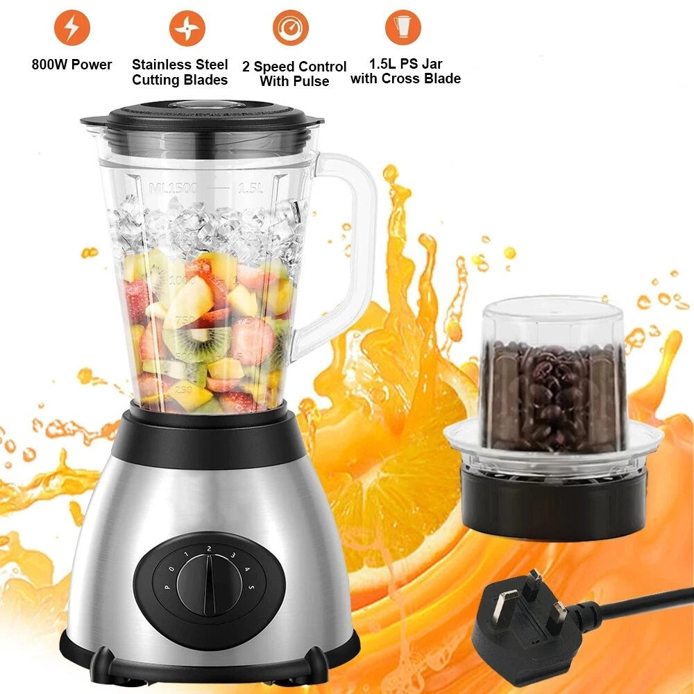 800W Blender Smoothie Maker Ice Crusher Mixer Milk Shake Fruit Juicer Vegetables