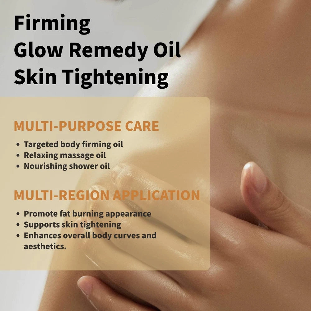 Magic Firming Body Oil,Glow Remedy Oil Skin Tightening for Women & Men,Body