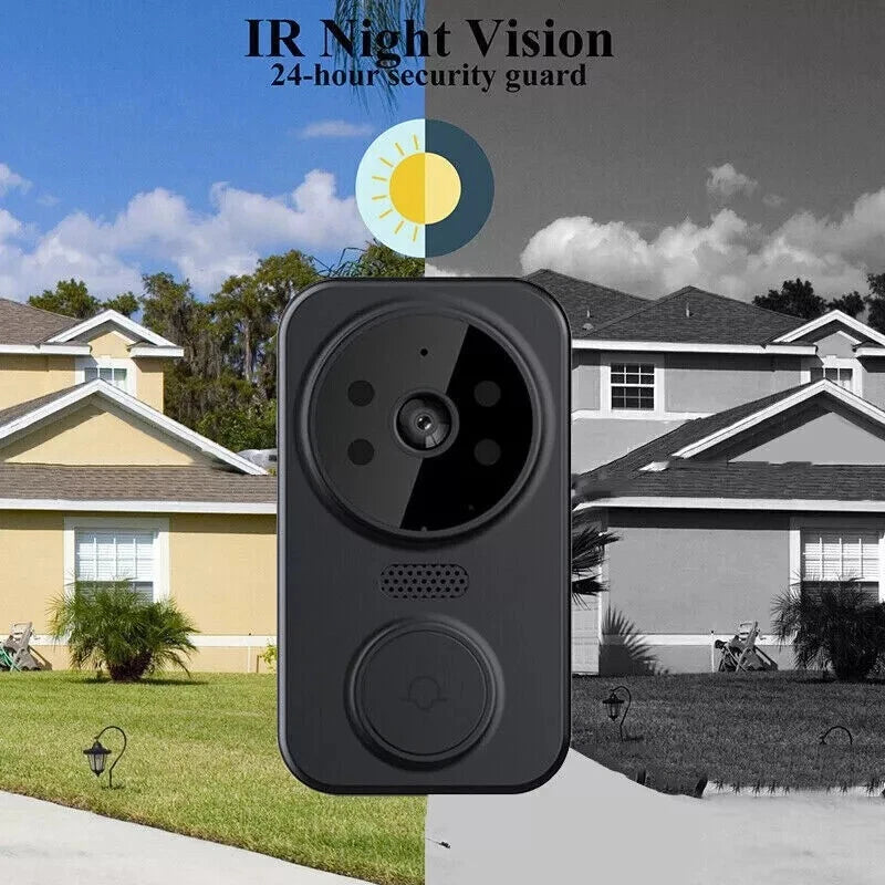 Wireless WiFi Video Doorbell Smart Phone Camera Door Bell Ring Intercom Security