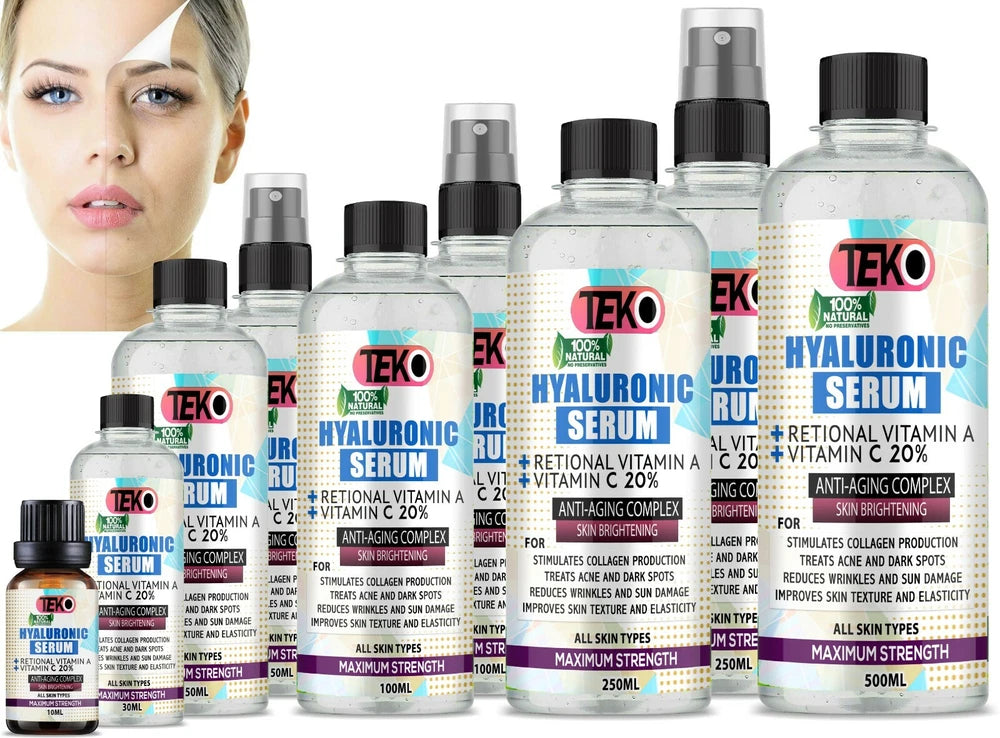 Vitamin C Serum 💜 Hyaluronic Acid Suitable for Anti Ageing Wrinkle Face Care ❤️