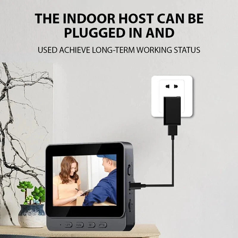 Wireless WiFi Video Doorbell Smart Phone Camera Door Bell Ring Intercom Security