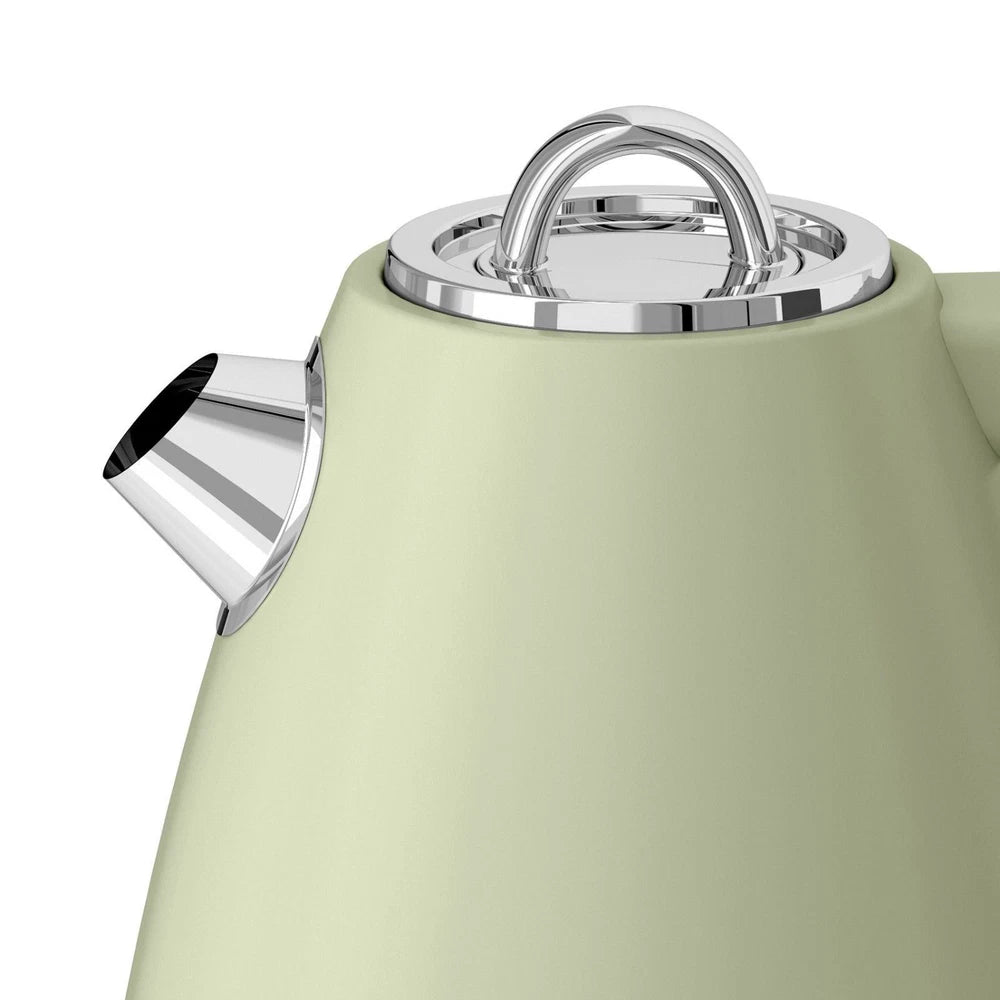 Swan SK19020GN Retro Jug Kettle, Fast Boil, 360 Degree Base, 1.5L, 3KW, Green