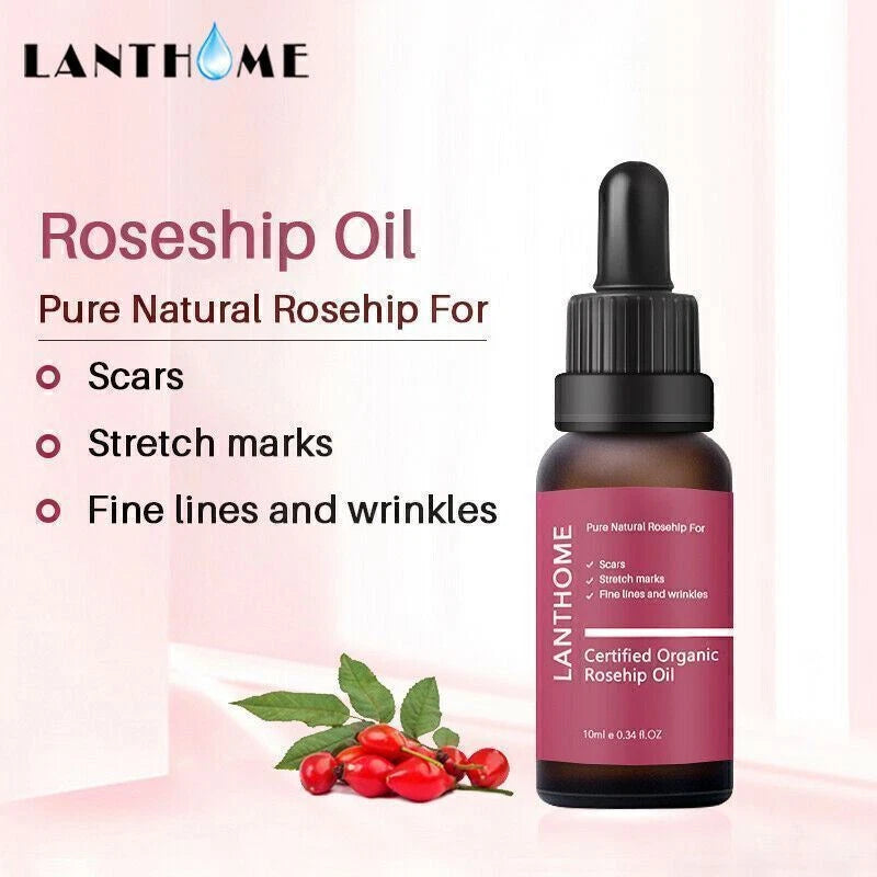 20ML🌟 Organic Rosehip Oil for Face, use of Scars, Stretch Marks & Wrinkles ✅🔥