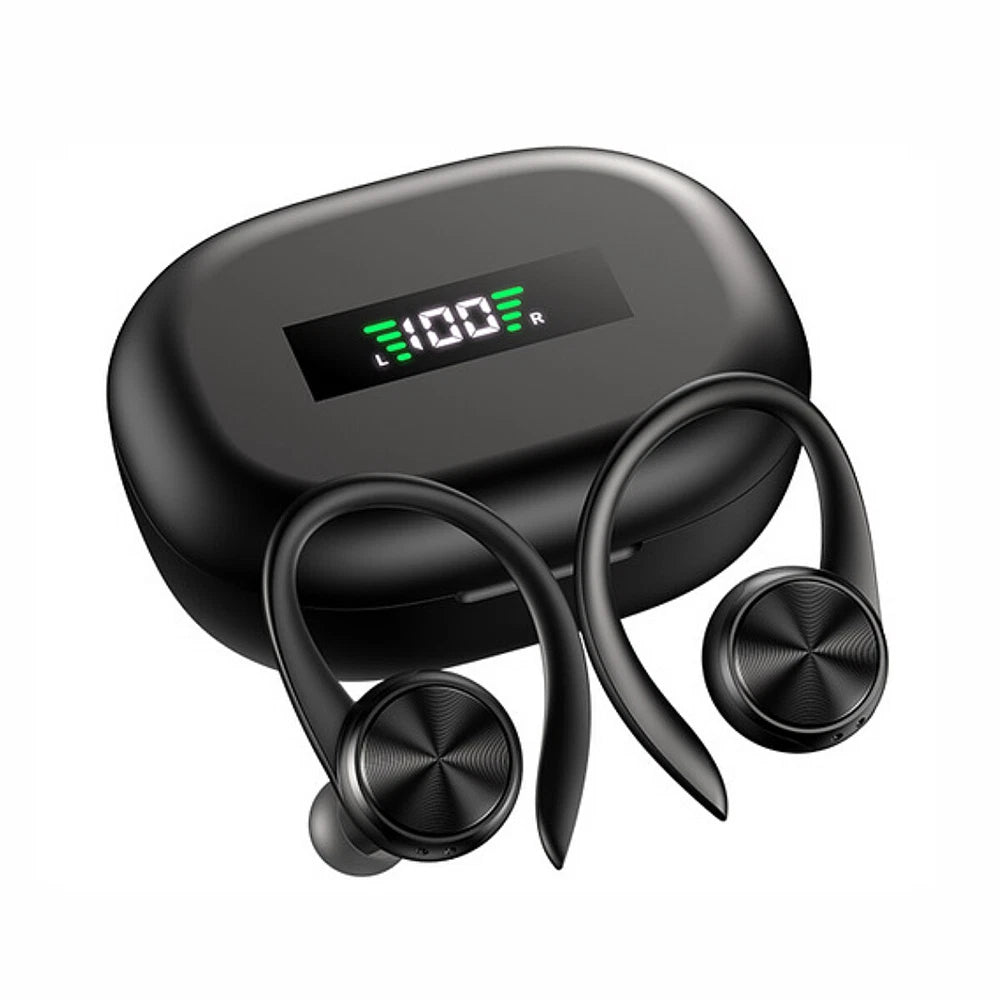 TWS Wireless Headphones Bluetooth Earbuds Ear Hook Running Bass Sports Earphones