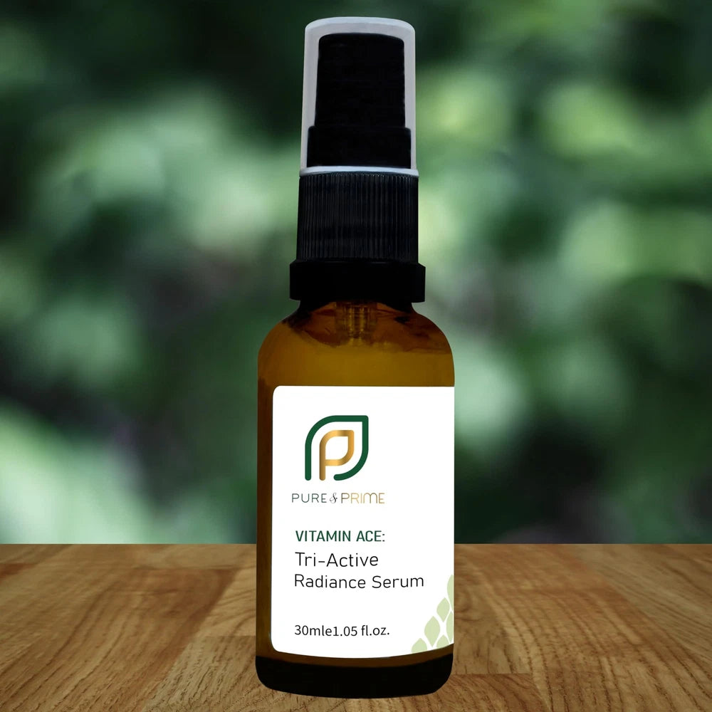 2 X P & P Vitamin A C E, Tri-Active Radiance Serum with hyaluronic acid, 30ml