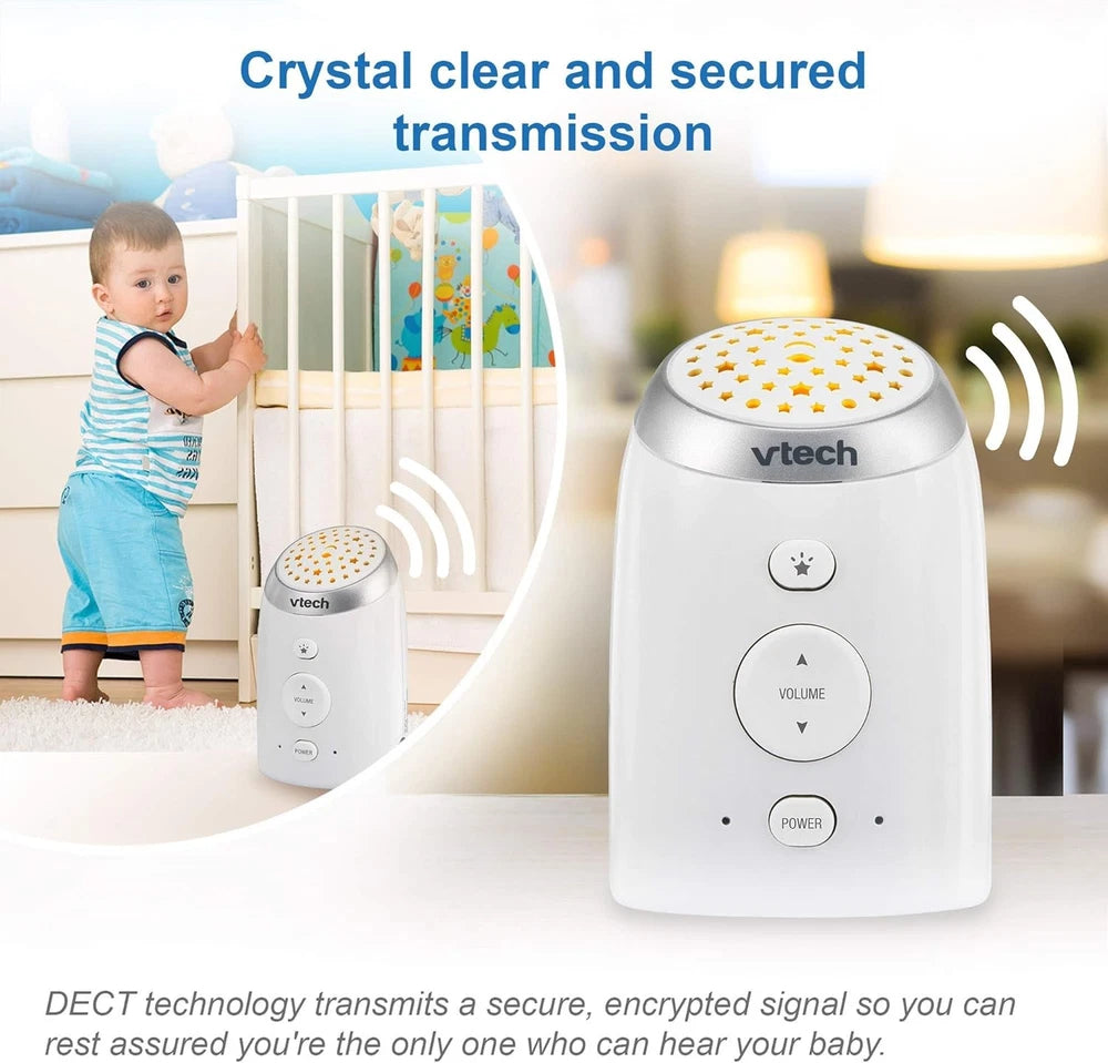 VTech Baby Monitor Long Range, up to 1,000ft, Audio 2-Way Audio Talk