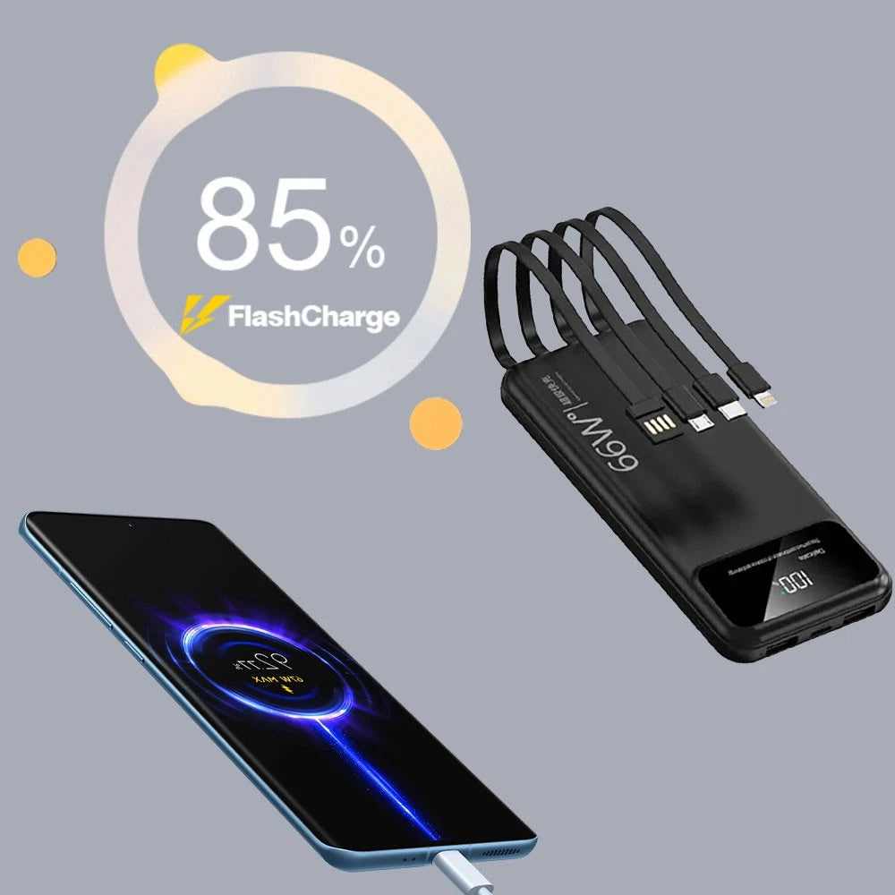 9000000mAh Power Bank Fast Charger Battery Pack Portable 4 USB for Mobile Phone.