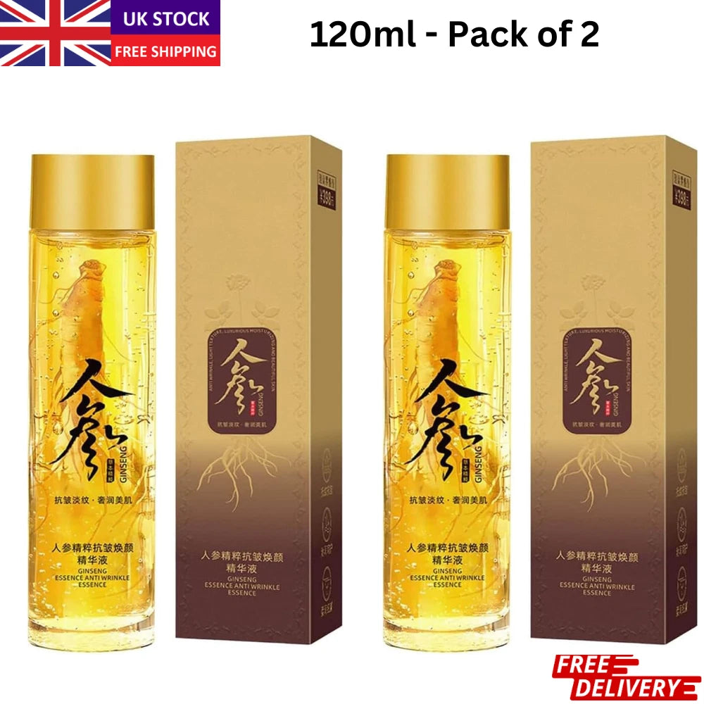 Anti Aging Ginseng Essence Face Serum, Skin Firming & Hydration Face Oil UK