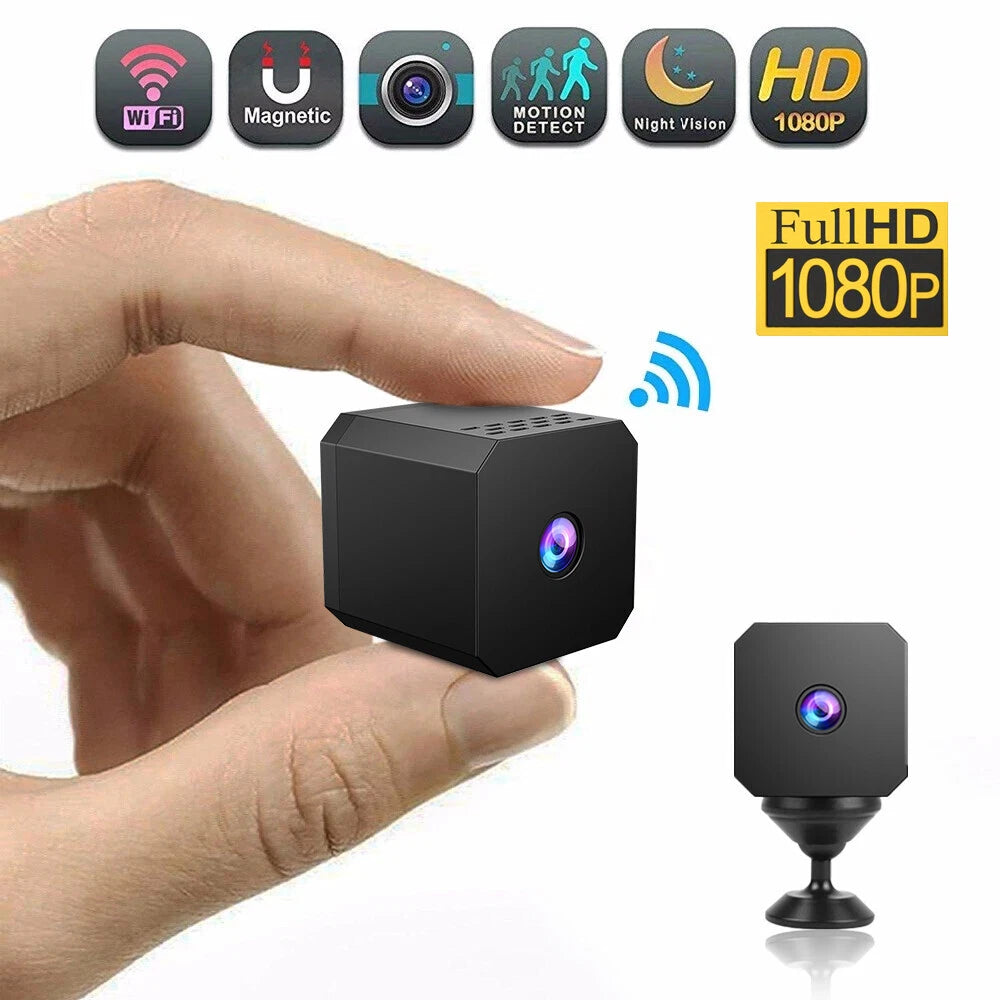1080P HD Wireless WiFi IP Mini Camera Home Security CAM IR DVR Night Vision