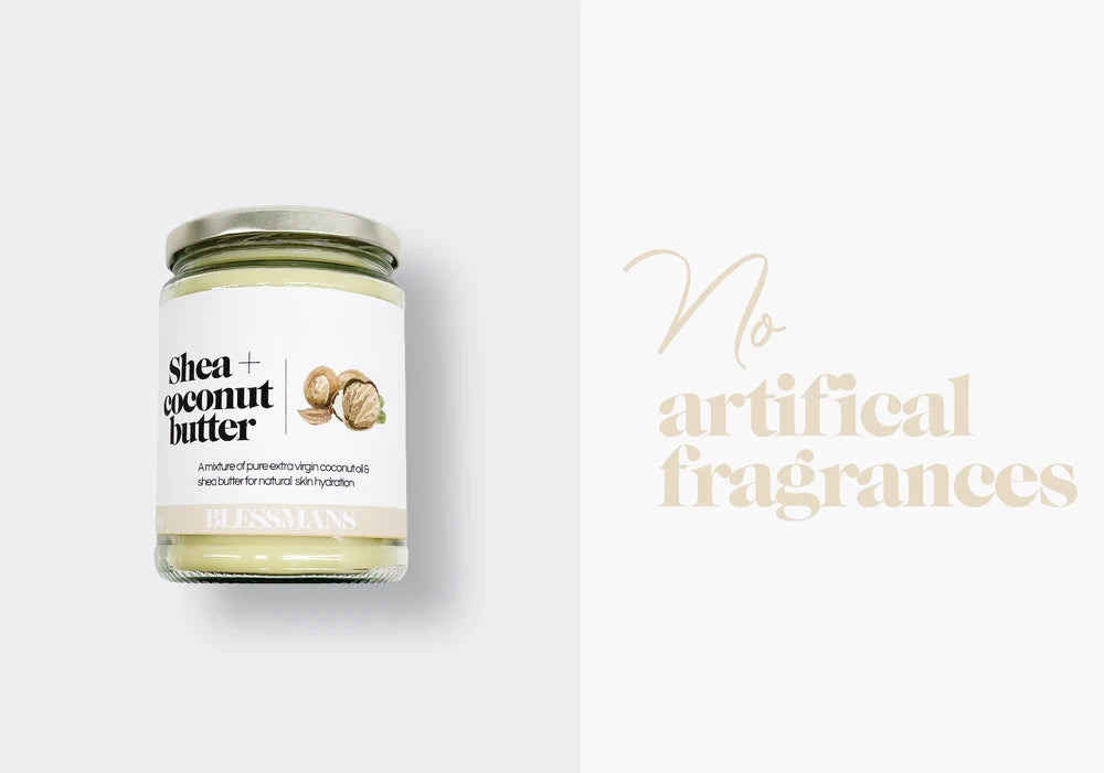 Organic coconut & shea butter dry skin, eczema, chapped skin, deep condtioner