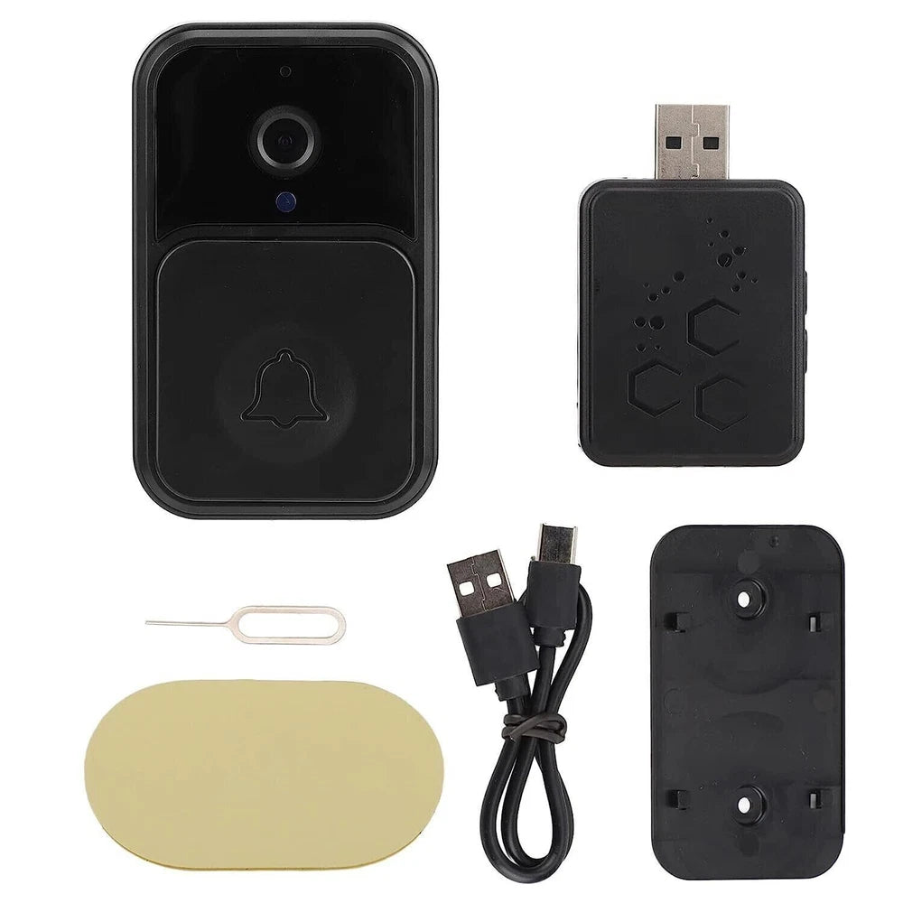 Smart Wireless WiFi Ring Doorbell Security Intercom Video Camera Door Bell
