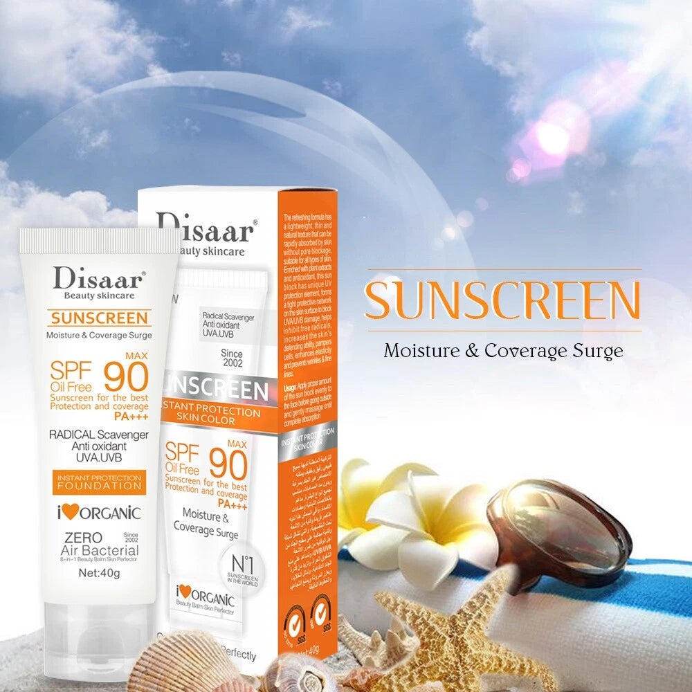 SPF 90 Facial Body Sunscreen Whitening Sun Cream Sunblock Skin Protective Cream
