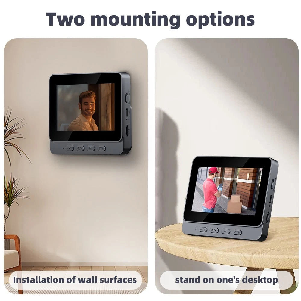 Smart Wireless Video Doorbell Security Streaming Camera Door Bell Intercom HD