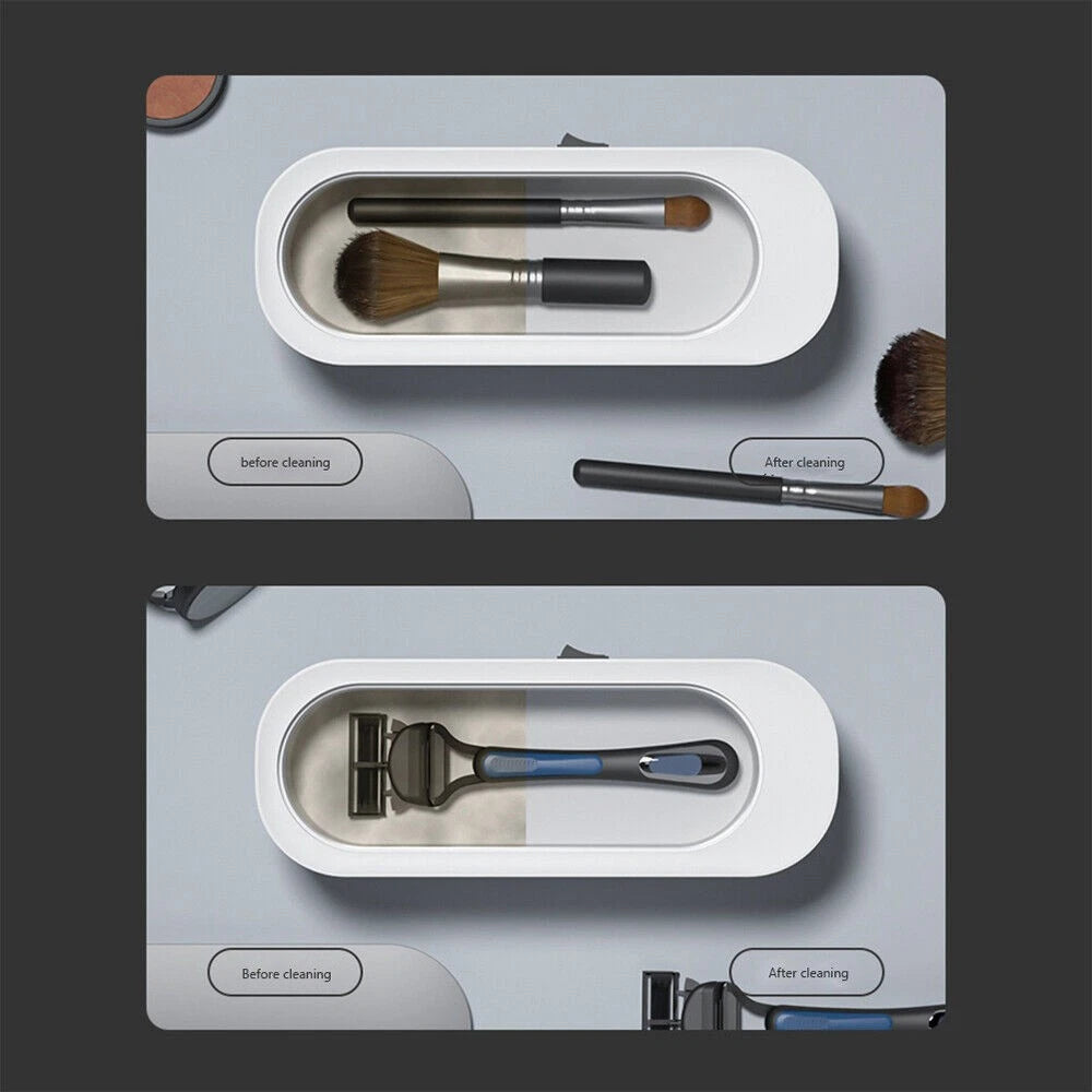 Ultrasonic Cleaner Sonic Wave Tank Glasses Watch Jewellery Cleaning Machine UK