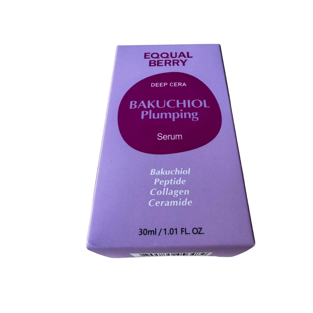 EQQUAL BERRY Bakuchiol Plumping Serum: Wrinkle Minimizer 1.01 oz Exp 2028 30ml