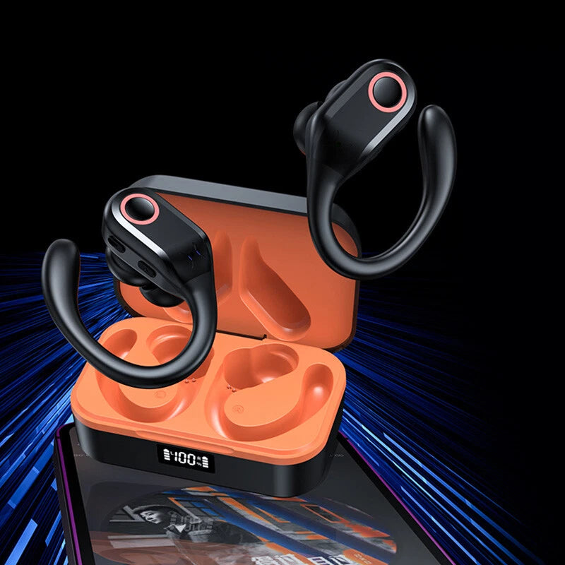 TWS Wireless Bluetooth Earphones Headphones Sports Running Bass Earbuds Ear Hook