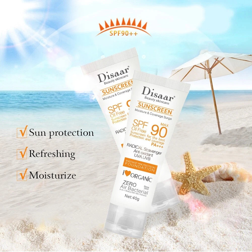 SPF 90 Facial Body Sunscreen Whitening Sun Cream Sunblock Skin Protective Cream