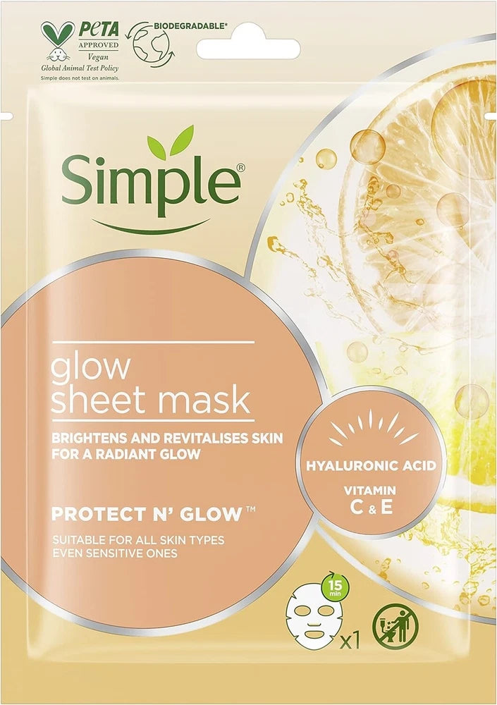 Simple Mask 1 x Hydrating 1 x Ultra Calming 1 x Glow Mask Bundle 3