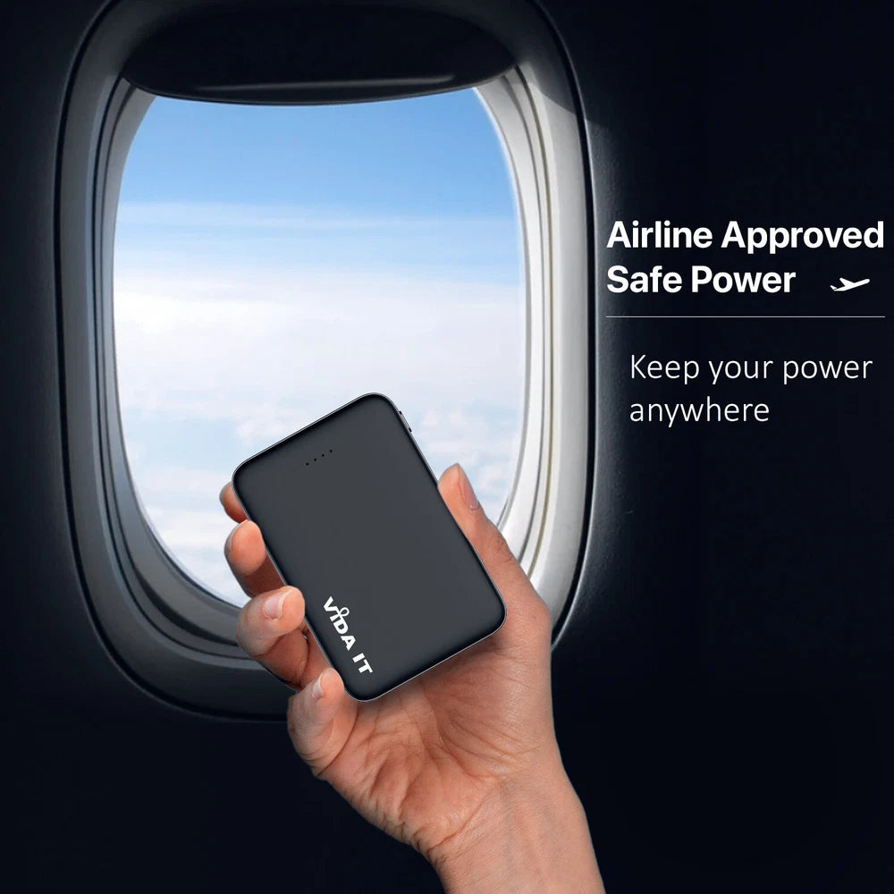 Mini Power Bank Small Portable Charger for Smartphone Compact USB Battery Pack