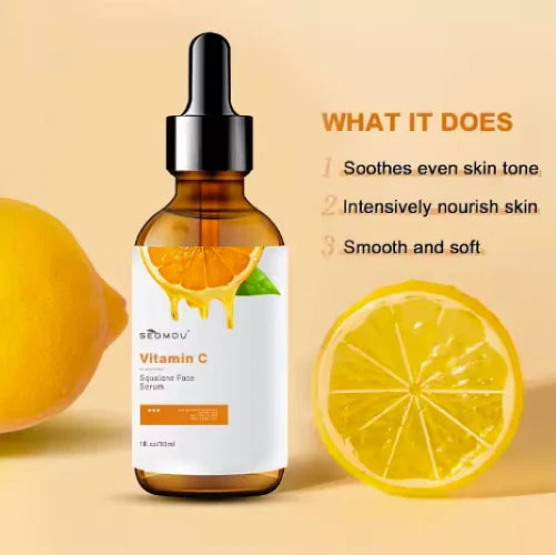Vitamin C With Squalane face serum - Anti Aging & Anti Wrinkle