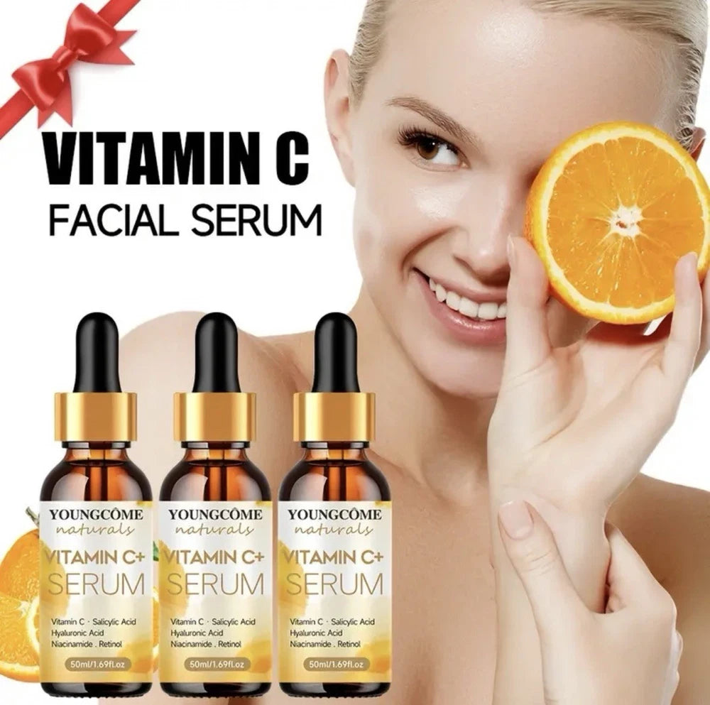 Vitamin C Facial Serum Anti-Aging Retinol Glycerin Hyaluronic and Salicylic Acid