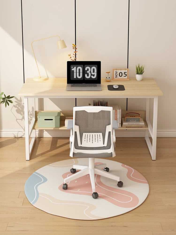 80/100cm Home Office Desk Computer Desk with Shelf Desk Home Office Workstation