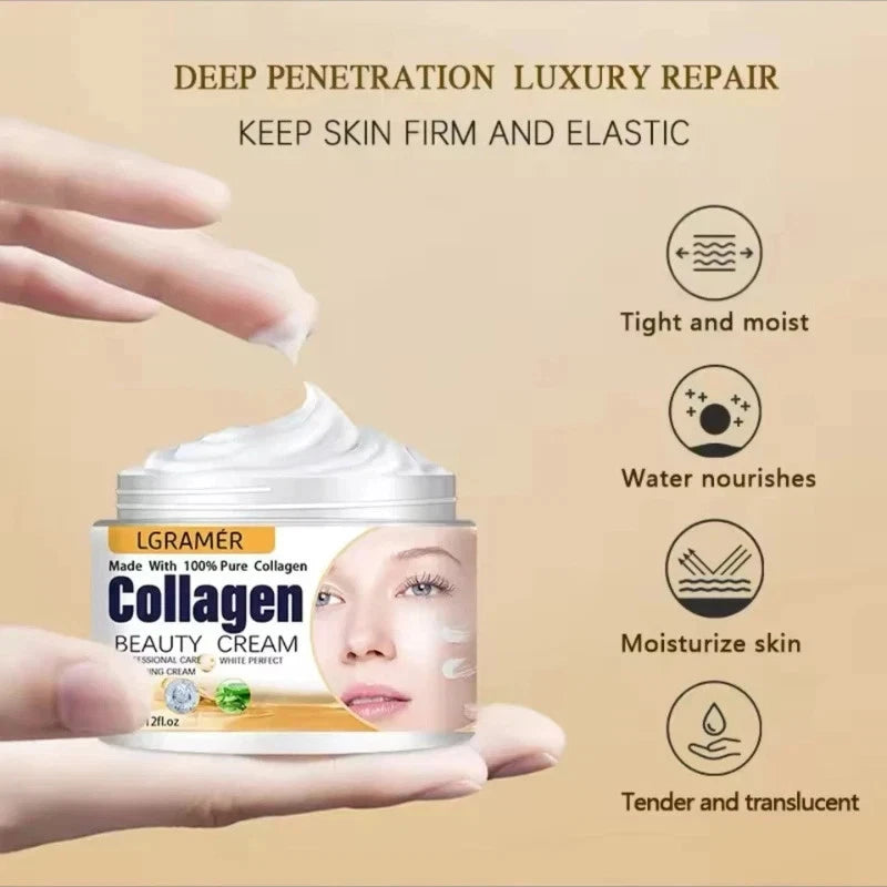 pack of 2 Anti Aging Face Lifting Nourishing Repair Collagen Boost Cream 60g.