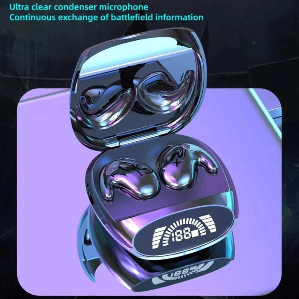 Wireless Bluetooth Earbuds Invisible Sleep Earphones Noise Cancelling TWS