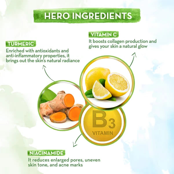 Mamaearth Skin Illuminate Face Cream with Vitamin C and Turmeric- 80GM