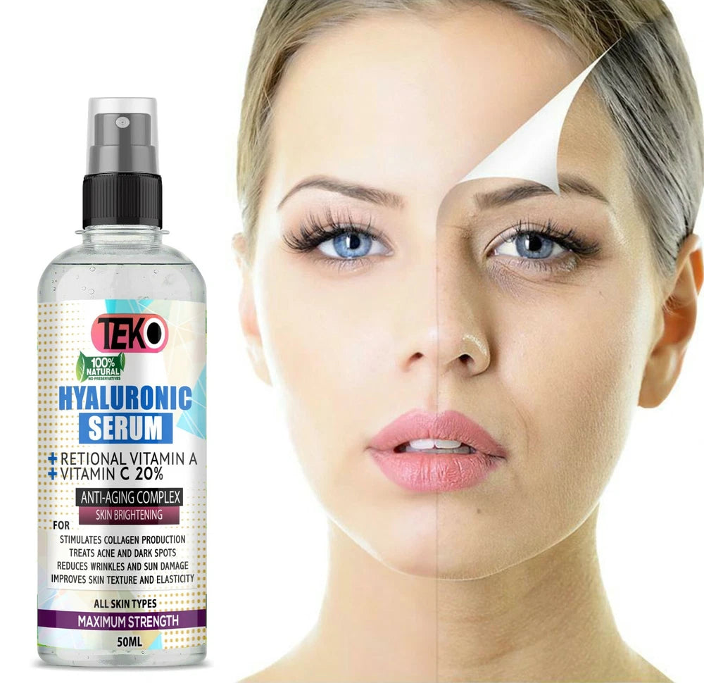 Vitamin C Serum 💜 Hyaluronic Acid Suitable for Anti Ageing Wrinkle Face Care ❤️